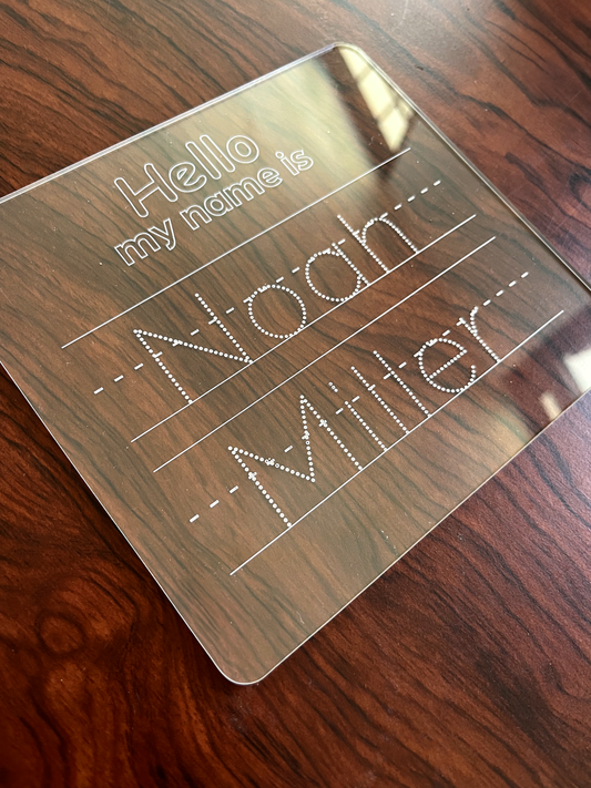 Name Tracing Board ( 2 lines ) English