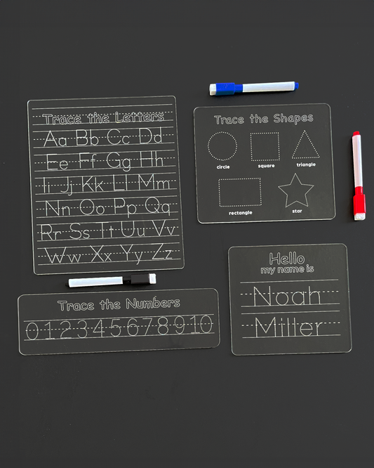 Tracing Board Set ( 4 Tracing Boards ) English
