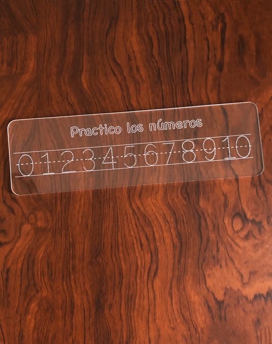 Trazo los Números del 1 al 10