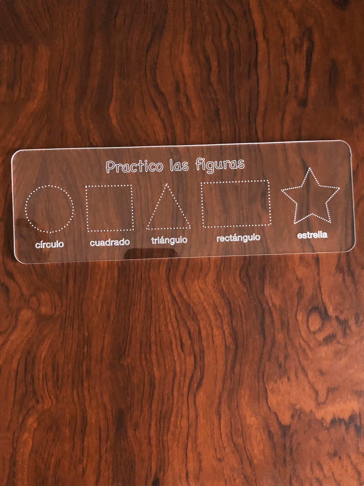 Tablero de Trazar Las Figuras